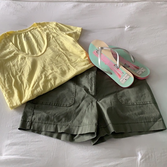 Khaki green WHBM shorts - Picture 9 of 12